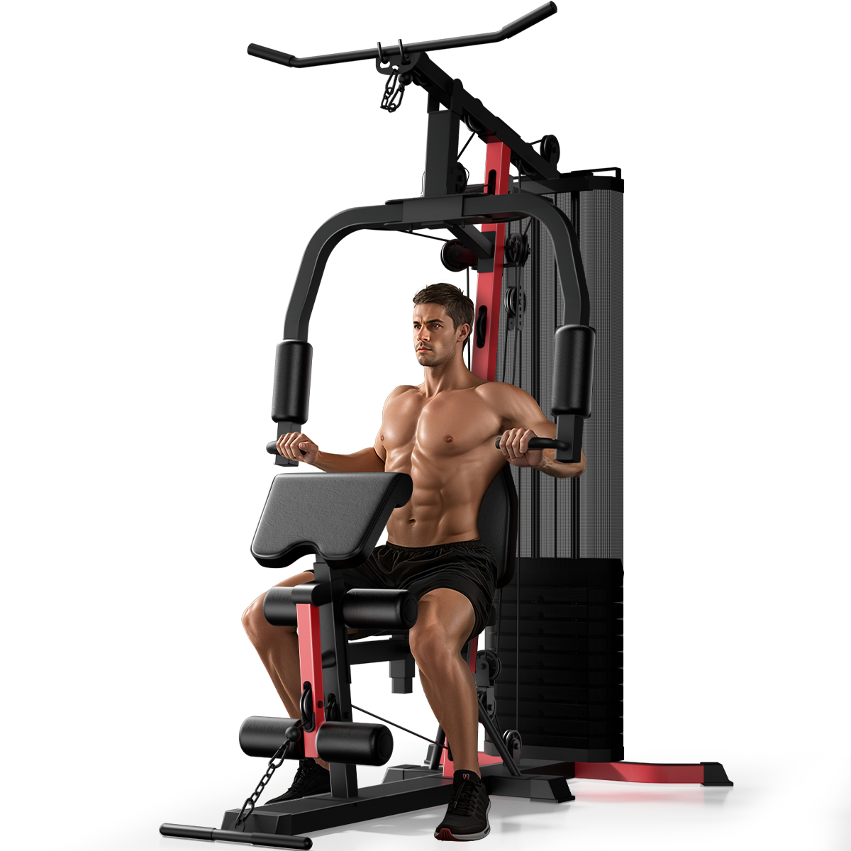 CURSOR ROBORE Series Workout Station with 160LBS Weight Stack