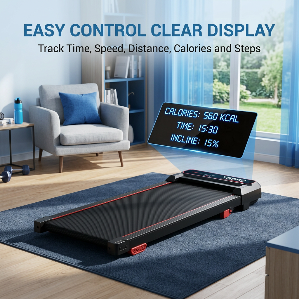 CURSOR U19 FITNESS 3-in-1 Walking Pad with 15% Incline, 3.0HP Under Desk Treadmill with Vibration Plate, 300LBS Capacity, Remote Control & LED Display
