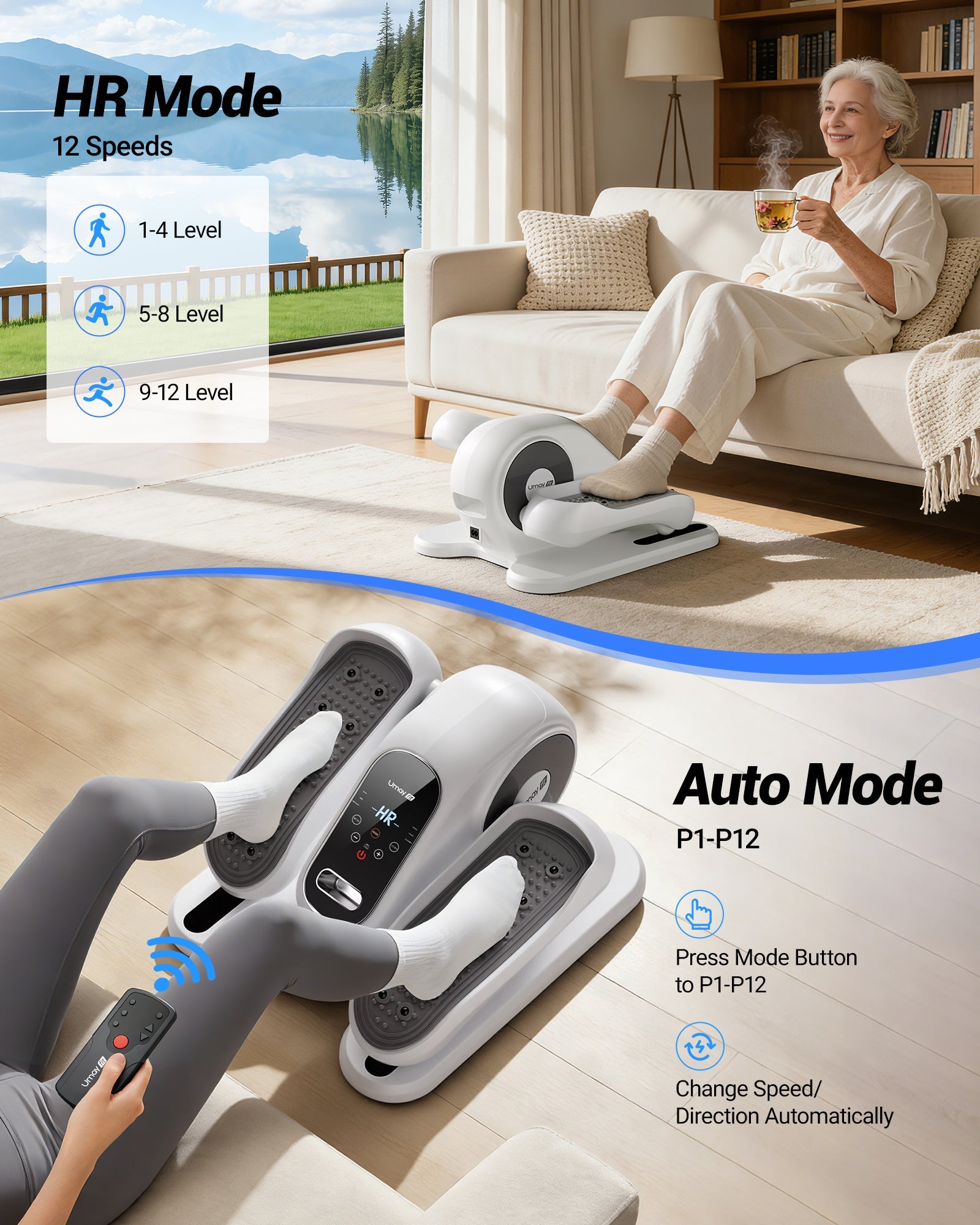 Umay U5 Under Desk Elliptical Trainer