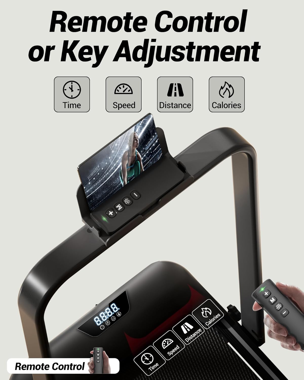 CURSOR U18F Folding 3-in-1 Walking Pad with 10%/15% Incline 6.5MPH